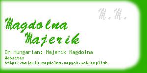 magdolna majerik business card